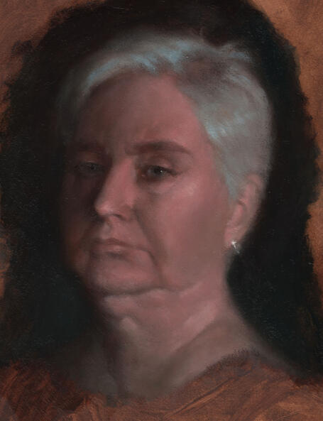 Robin, Oil on mdf, 2025
