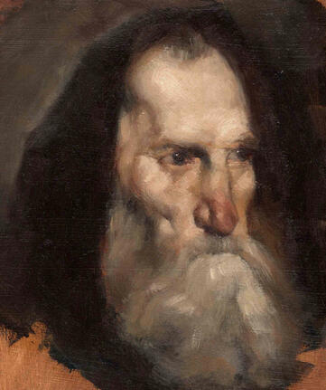 Duveneck Master Copy, Oil on canvas, 2023