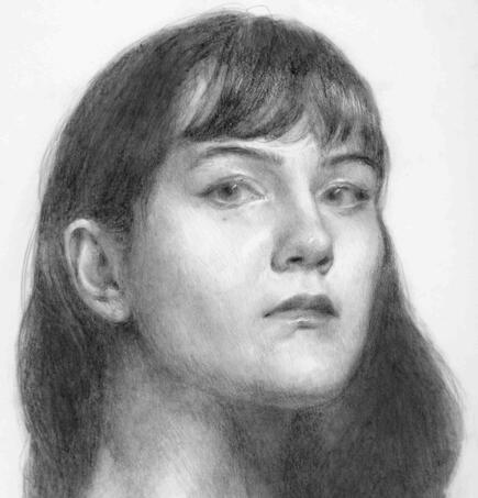 Self-portrait, Graphite on paper, 2024