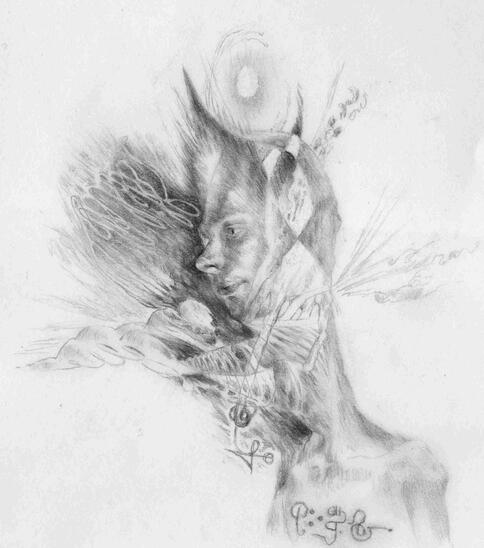 Automata, Graphite on paper, 2025
